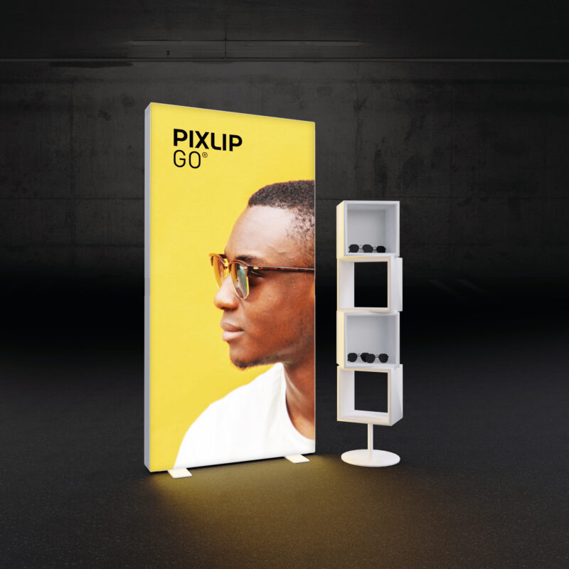 Modular Light Box Panel 1m x 1.5m Lightbox - Guardian Go | Modular & Portable Display Stands